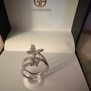 Giani Bernini Sterling Silver Starfish Ring